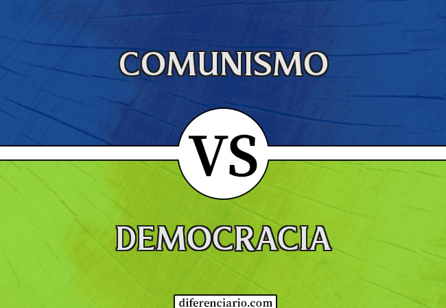 Diferença entre comunismo e democracia