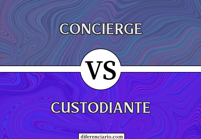 Diferença entre concierge e custodiante