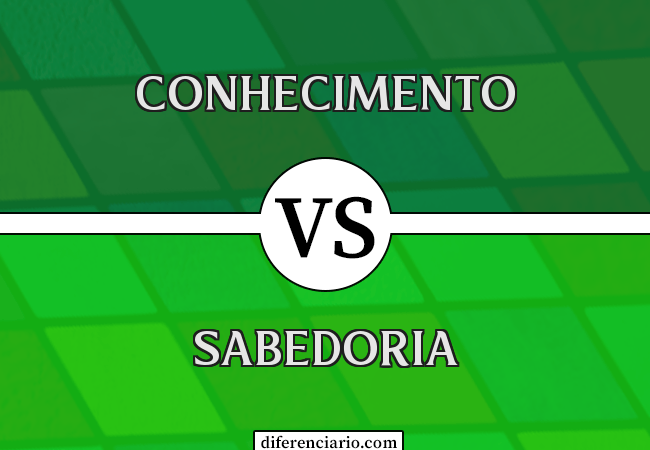 Diferença entre conhecimento e sabedoria