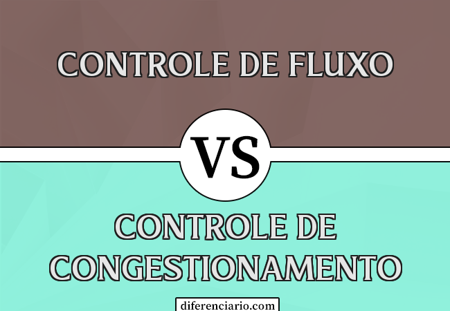 Diferença entre controle de fluxo e controle de congestionamento