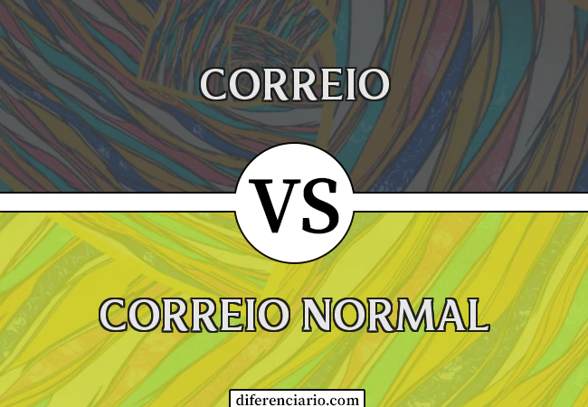 Diferença entre correio e correio normal