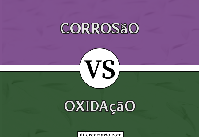 Diferença entre corrosão e oxidação