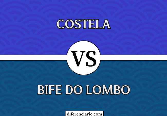 Diferença entre costela e bife do lombo