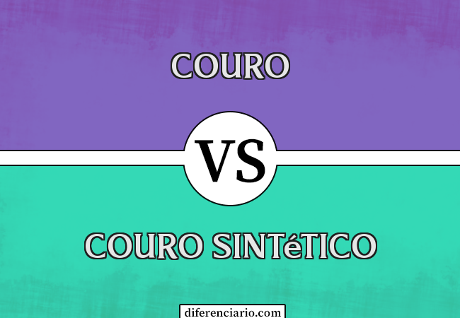 Diferença entre couro e couro sintético