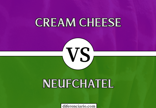 Diferença entre cream cheese e Neufchatel