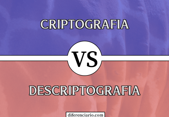 Diferença entre criptografia e descriptografia