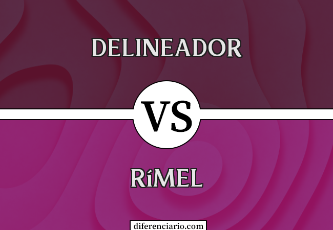 Diferença entre delineador e rímel