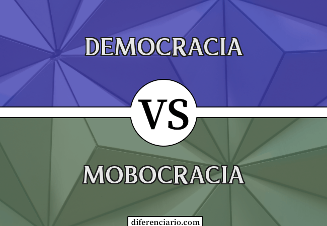 Diferença entre democracia e mobocracia