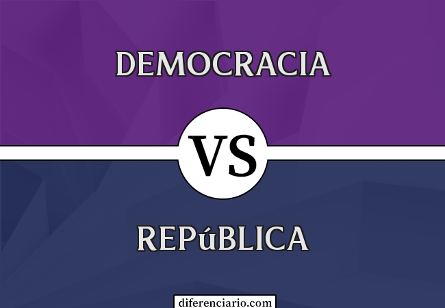 Diferença entre democracia e república