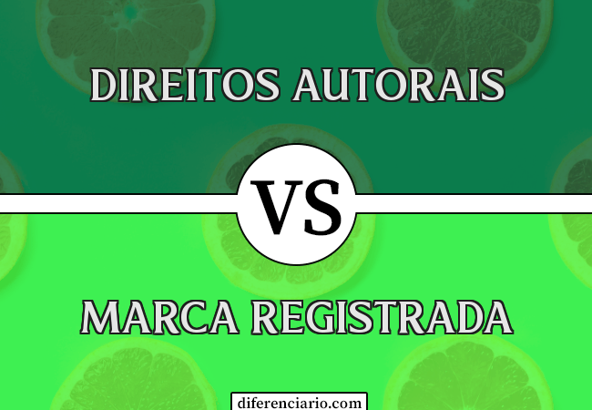 Diferença entre direitos autorais e marca registrada