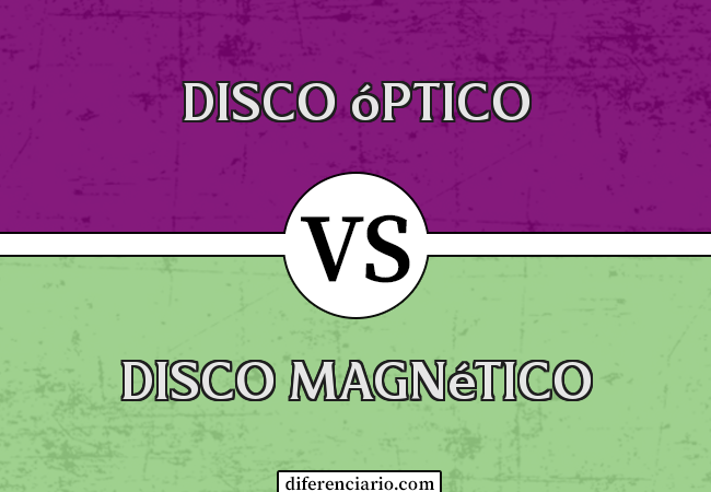 Diferença entre disco óptico e disco magnético