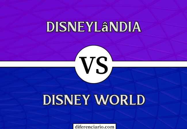 Diferença entre Disneylândia e Disney World