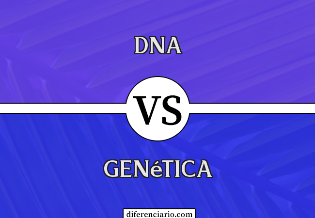 Diferença entre DNA e genética