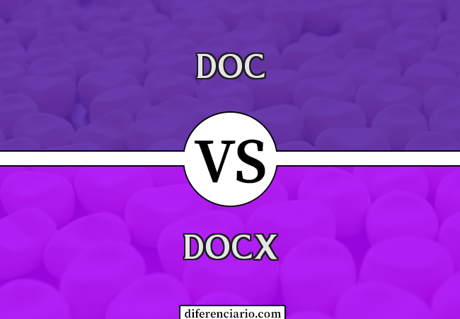 Diferença entre Doc e Docx