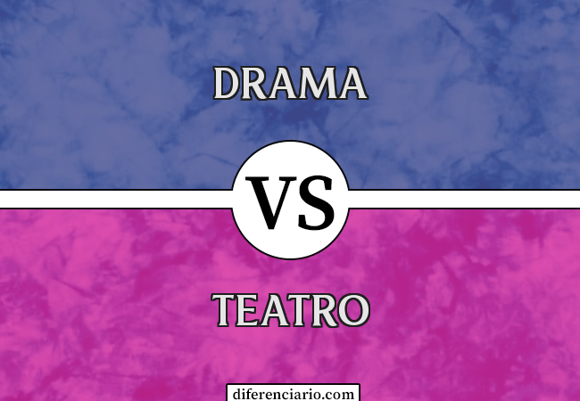 Diferença entre drama e teatro