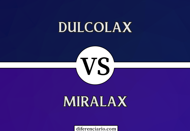 Diferença entre Dulcolax e Miralax