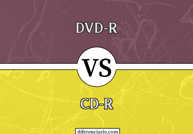 Diferença entre DVD-R e CD-R