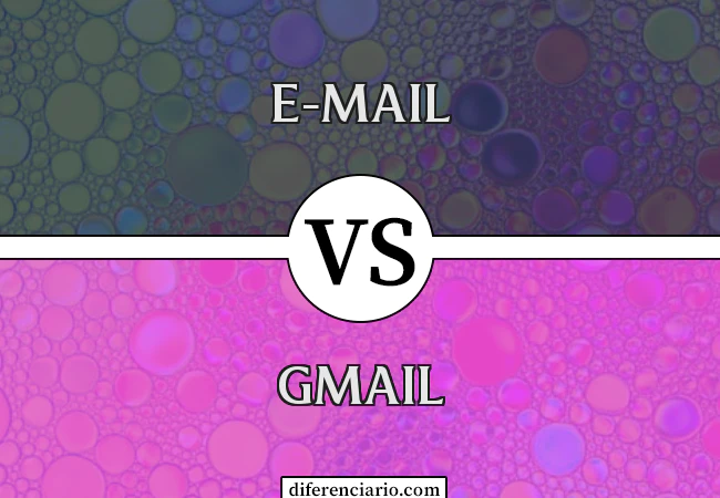 Diferença entre e-mail e Gmail