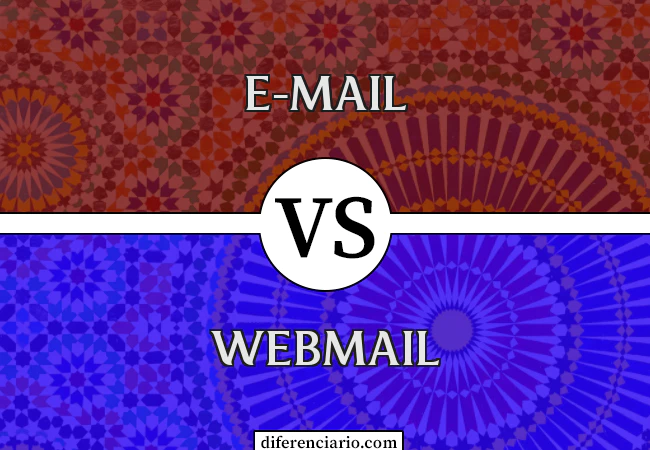 Diferença entre e-mail e webmail