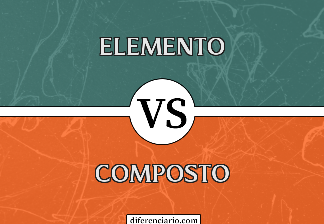 Diferença entre elemento e composto