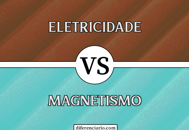 Diferença entre eletricidade e magnetismo