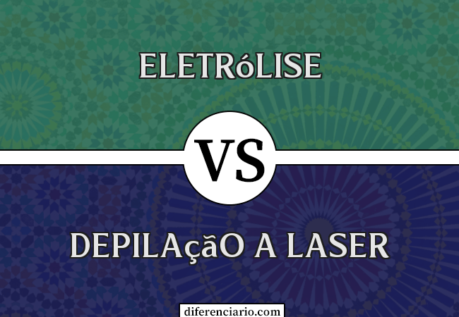 Diferença entre eletrólise e depilação a laser