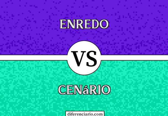 Diferença entre enredo e cenário