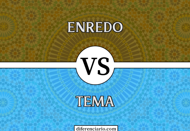 Diferença entre enredo e tema