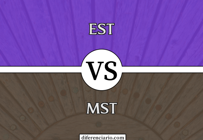 Diferença entre EST e MST