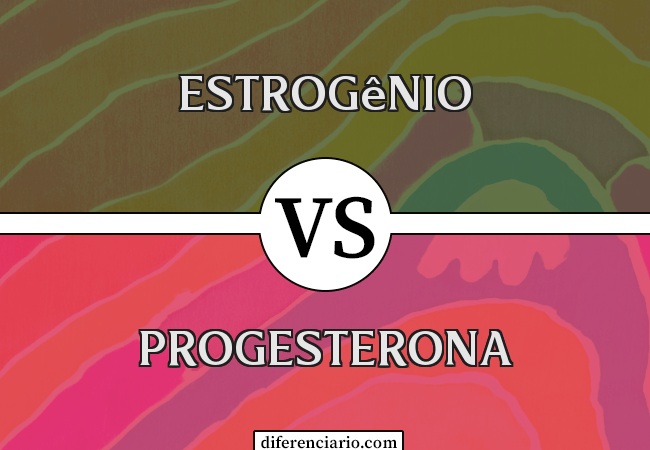 Diferença entre estrogênio e progesterona