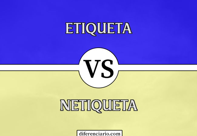 Diferença entre etiqueta e netiqueta