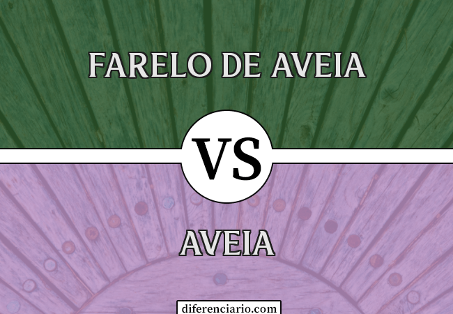 Diferença entre farelo de aveia e aveia