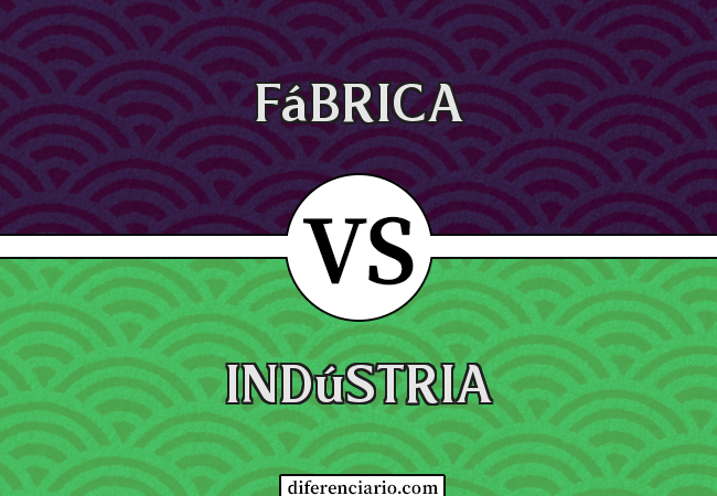 Diferença entre Fábrica e Indústria