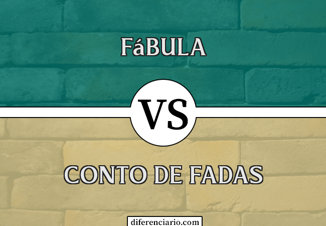 Diferença entre fábula e conto de fadas