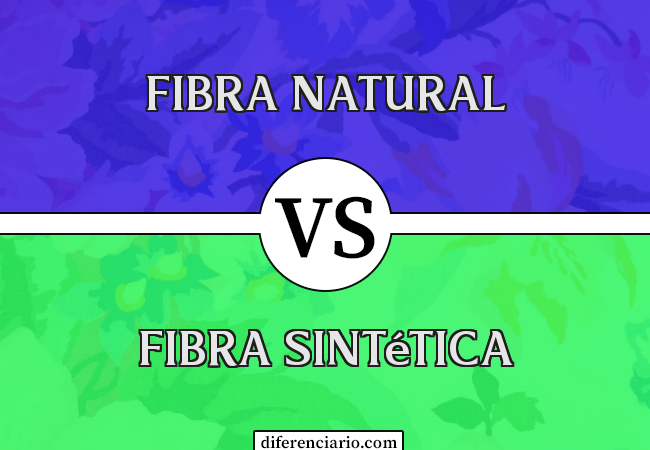 Diferença entre fibra natural e fibra sintética