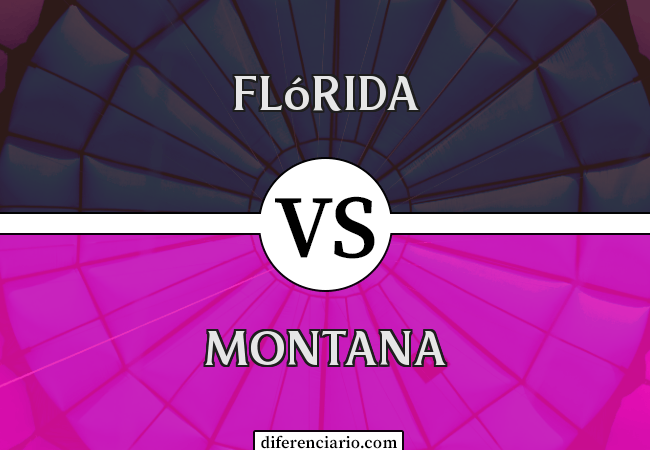 Diferença entre Flórida e Montana