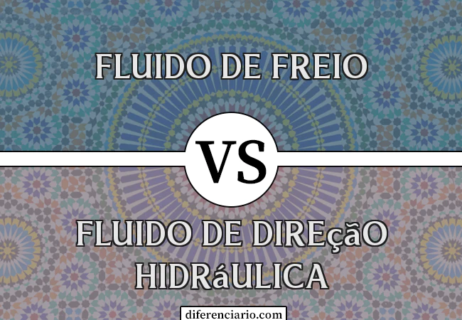 Diferença entre fluido de freio e fluido de direção hidráulica