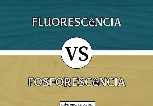 Diferença entre fluorescência e fosforescência