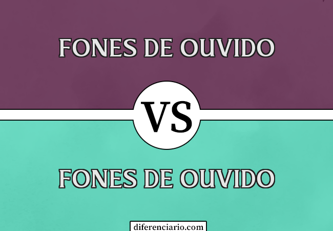 Diferença entre fones de ouvido e fones de cabeça