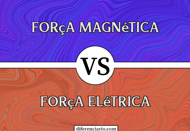 Diferença entre força magnética e força elétrica
