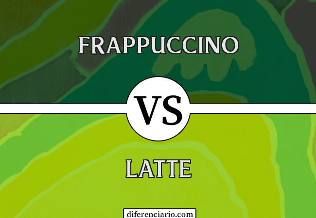 Diferença entre Frappuccino e Latte