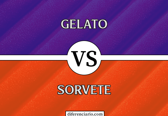 Diferença entre gelato e sorvete