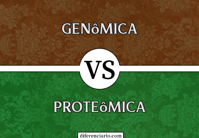 Diferença entre Genômica e Proteômica