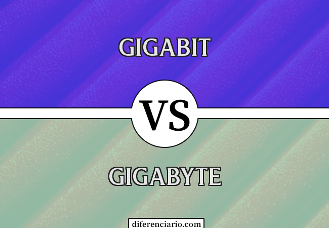 Diferença entre Gigabit e Gigabyte