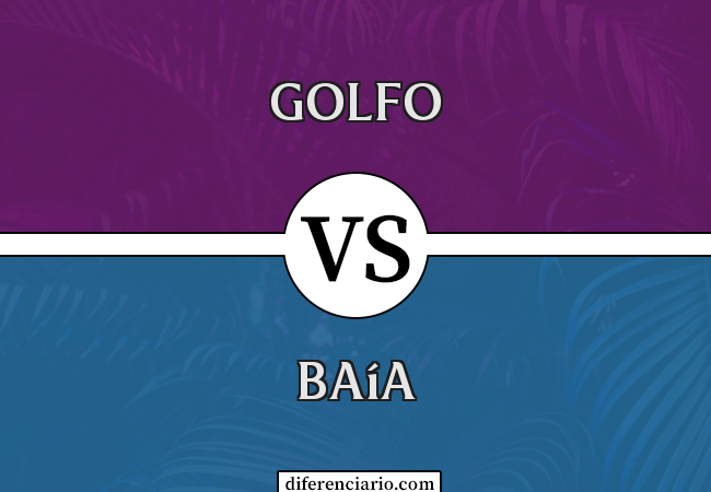 Diferença entre Golfo e Baía