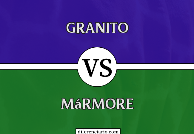 Diferença entre granito e mármore