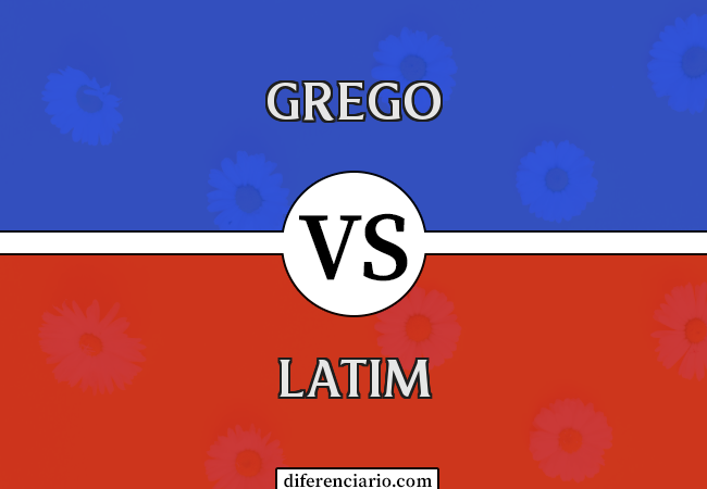 Diferença entre grego e latim