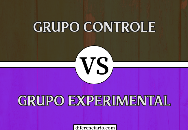 Diferença entre grupo controle e grupo experimental