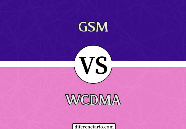 Diferença entre GSM e WCDMA