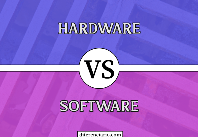Diferença entre hardware e software